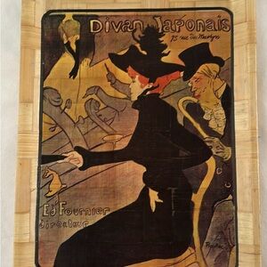 Vintage Bamboo Divan Japonais tray